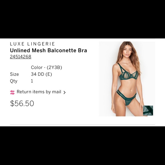 Victoria’s Secret Mesh Bra - Picture 1 of 3